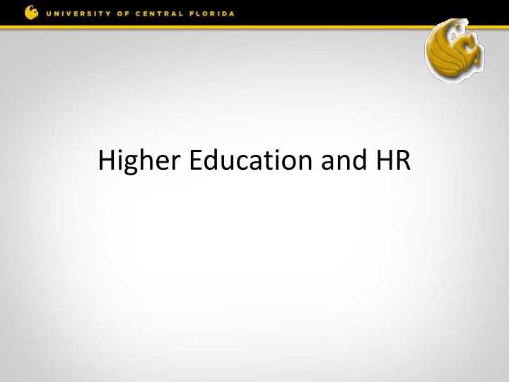 higher education and hr