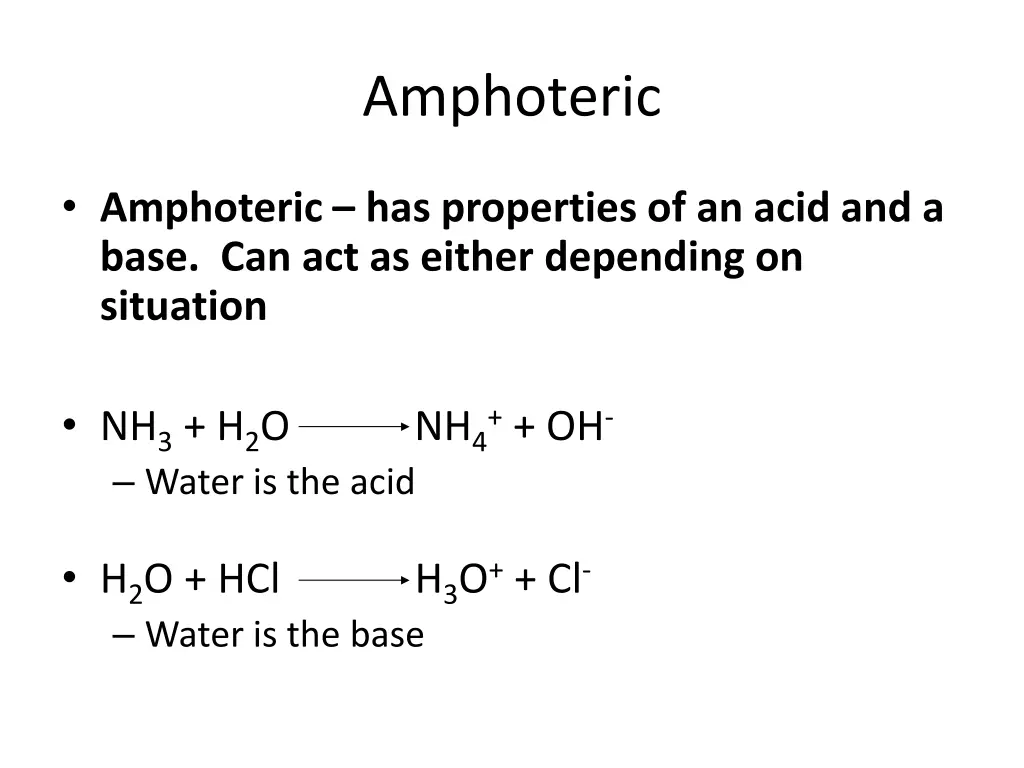 amphoteric