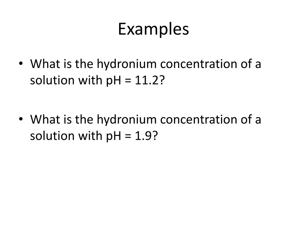 examples