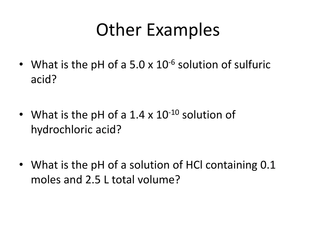 other examples