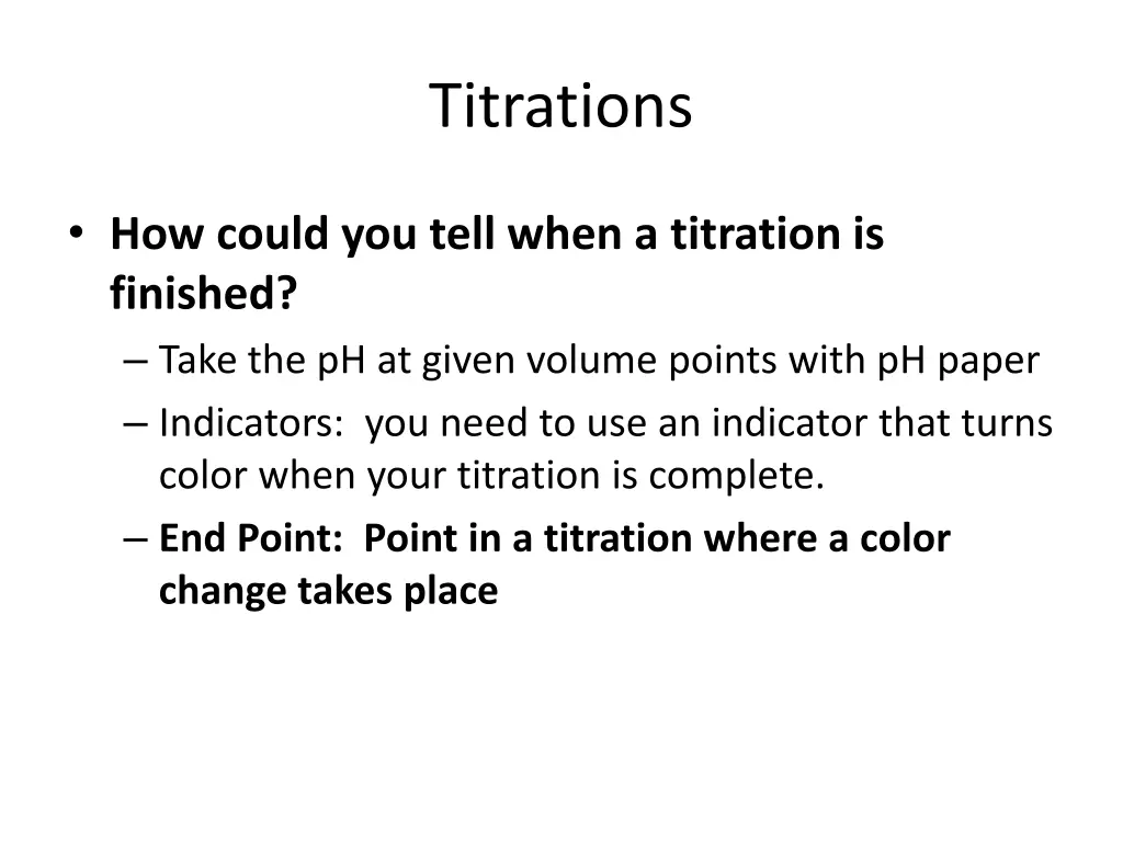 titrations 2