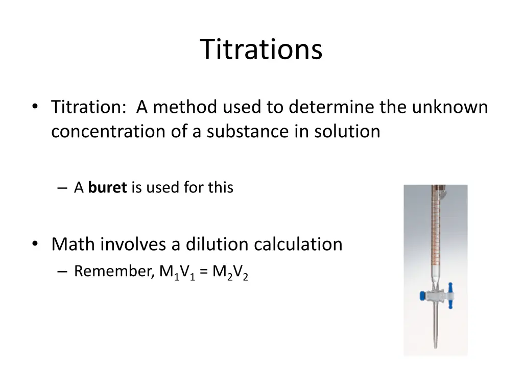 titrations