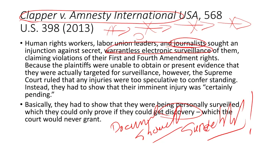 clapper v amnesty international