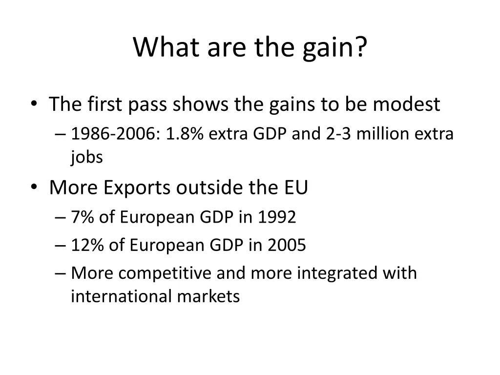 what are the gain