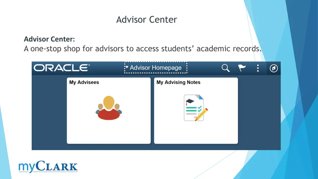 advisor center