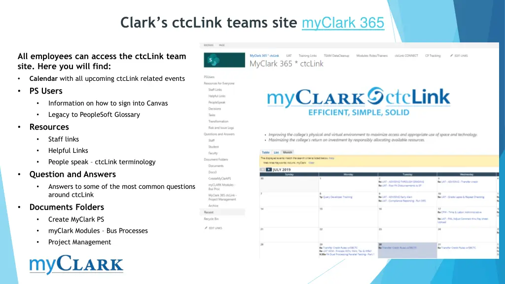 clark s ctclink teams site myclark 365