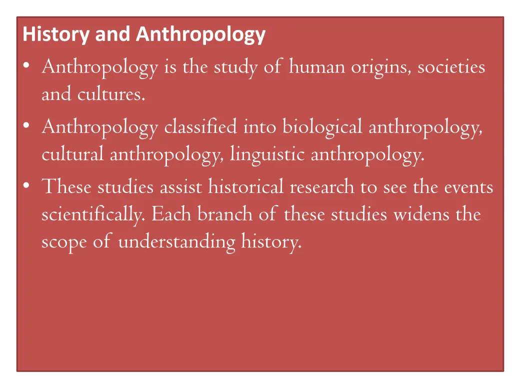 history and anthropology anthropology