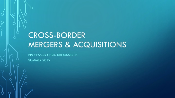 cross border mergers acquisitions