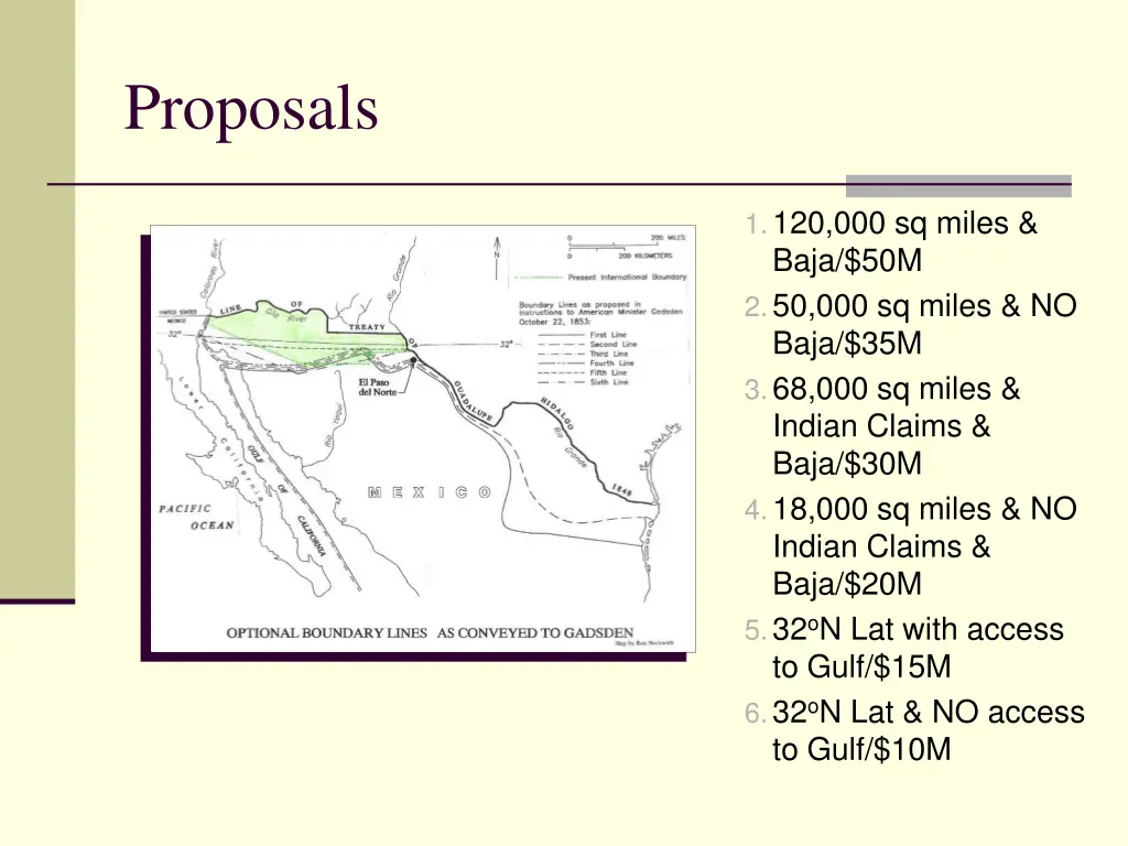 proposals