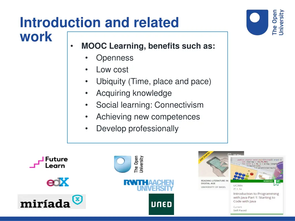 introduction and related work mooc learning