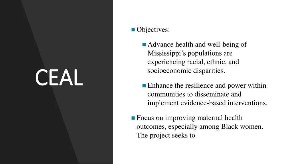 objectives