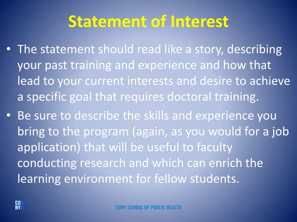 statement of interest 1