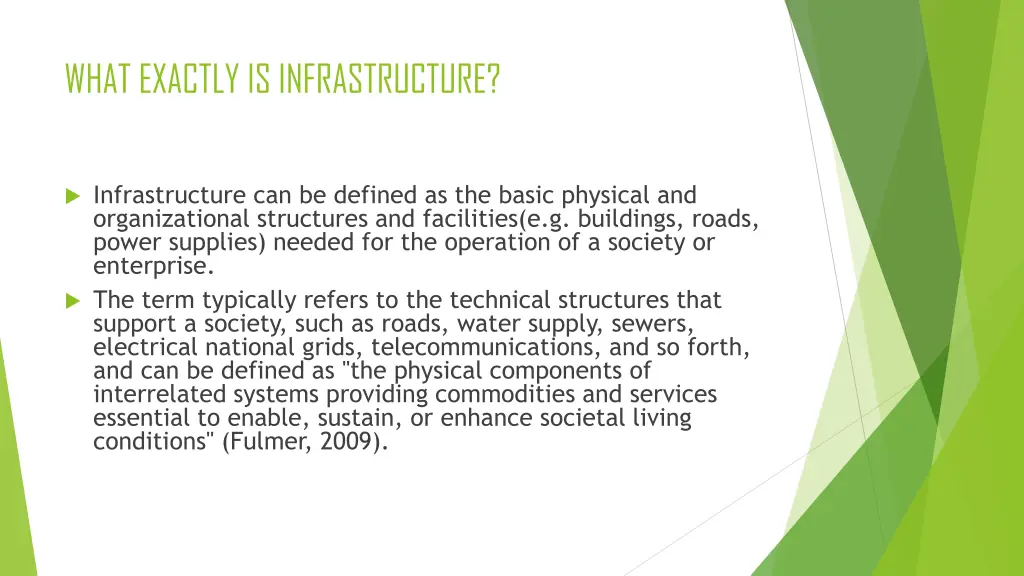 what exactly is infrastructure