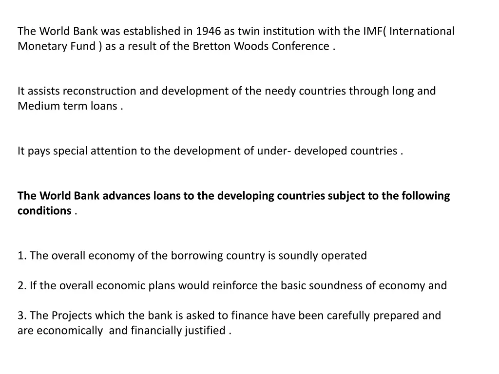 the world bank was established in 1946 as twin