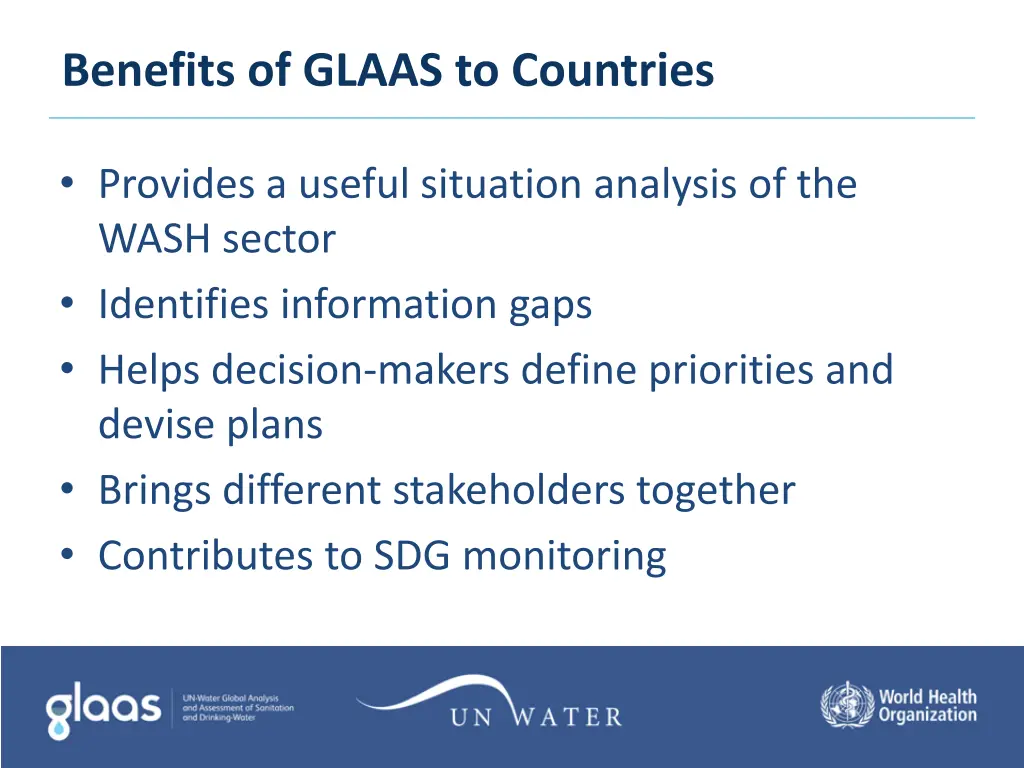 benefits of glaas to countries