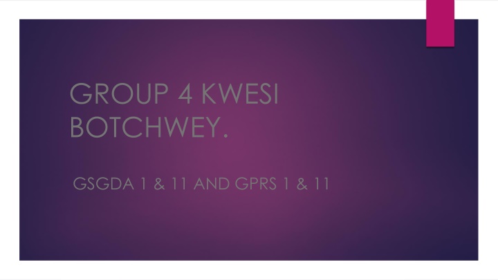 group 4 kwesi botchwey