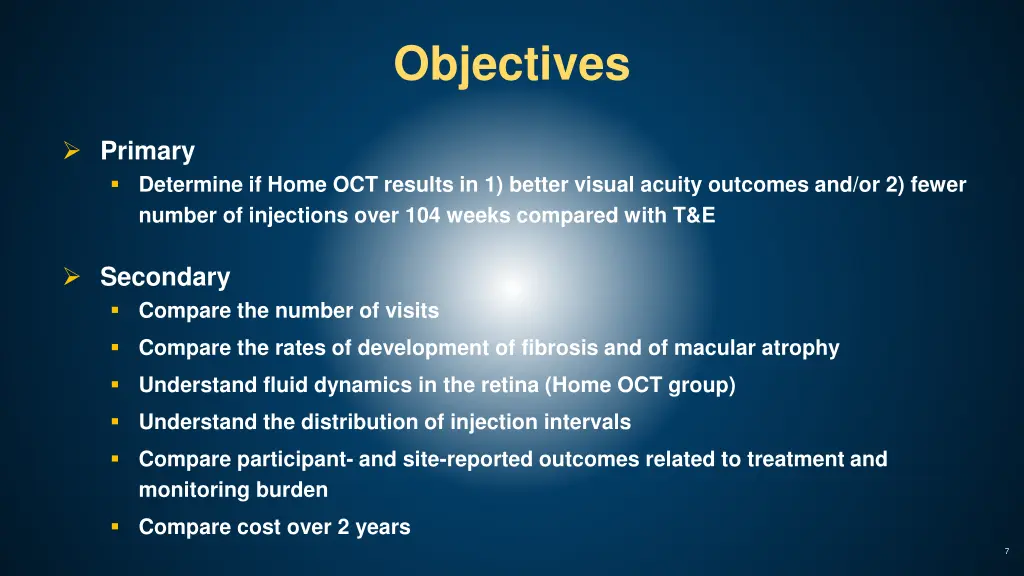 objectives