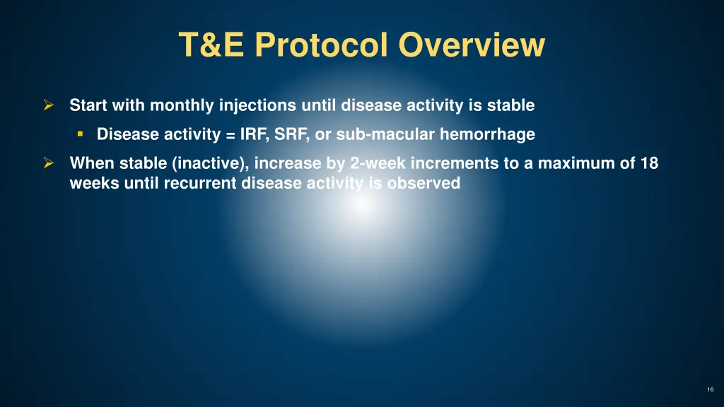 t e protocol overview