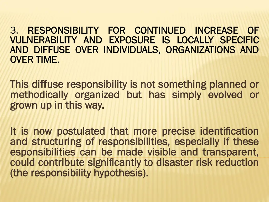 3 responsibility responsibility for vulnerability