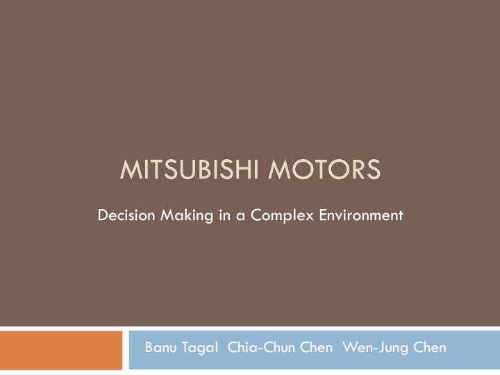 mitsubishi motors