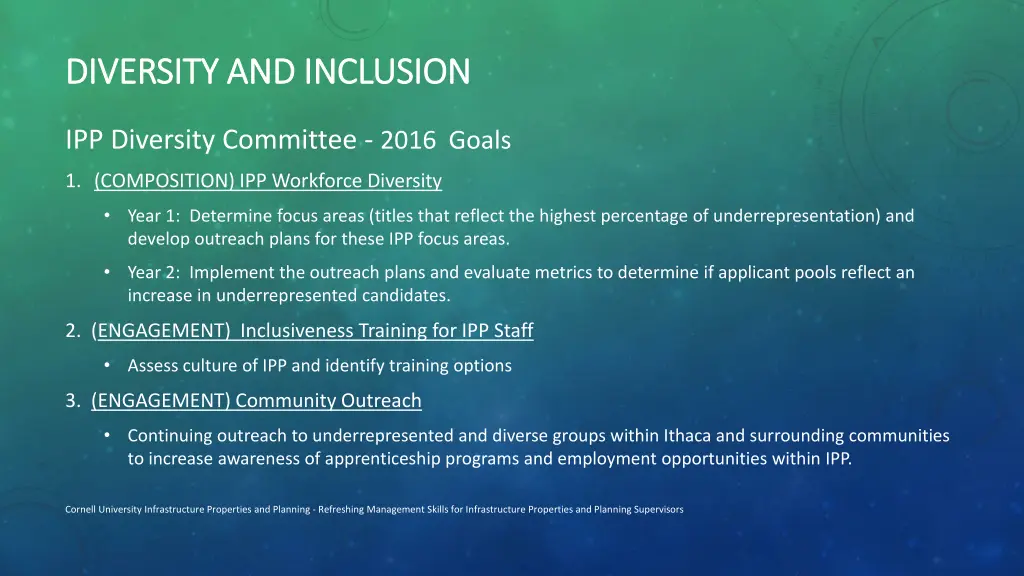 diversity and inclusion diversity and inclusion