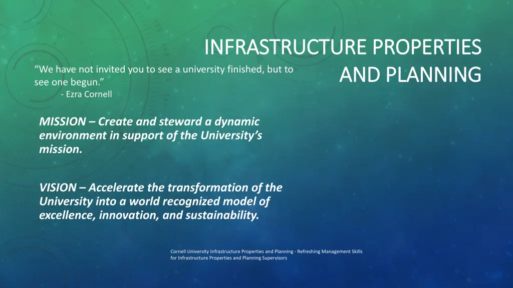 infrastructure properties infrastructure