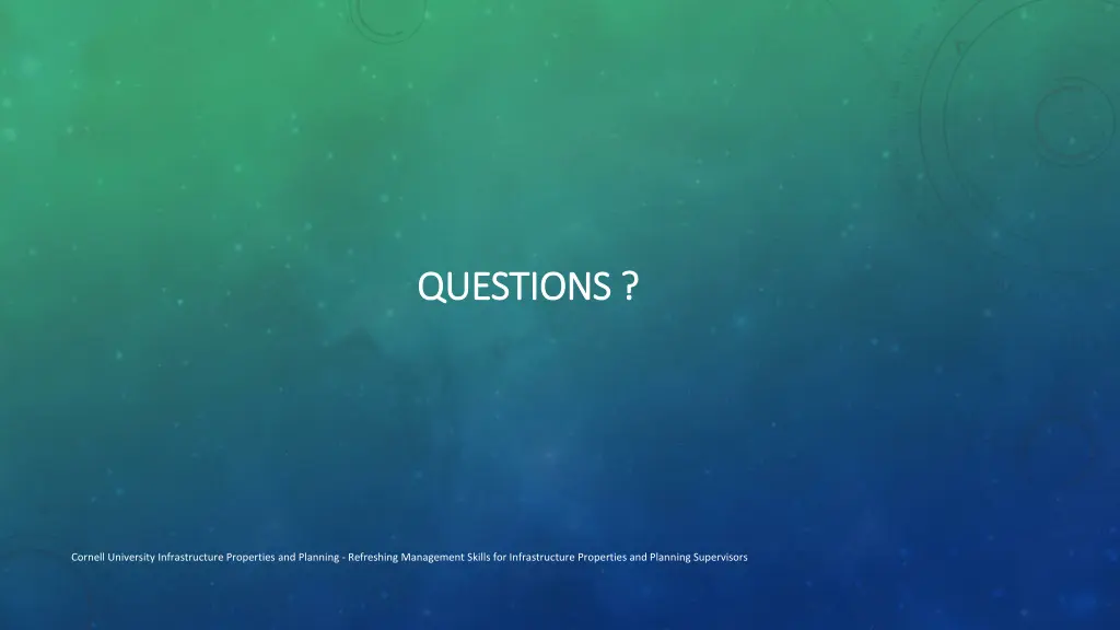 questions questions