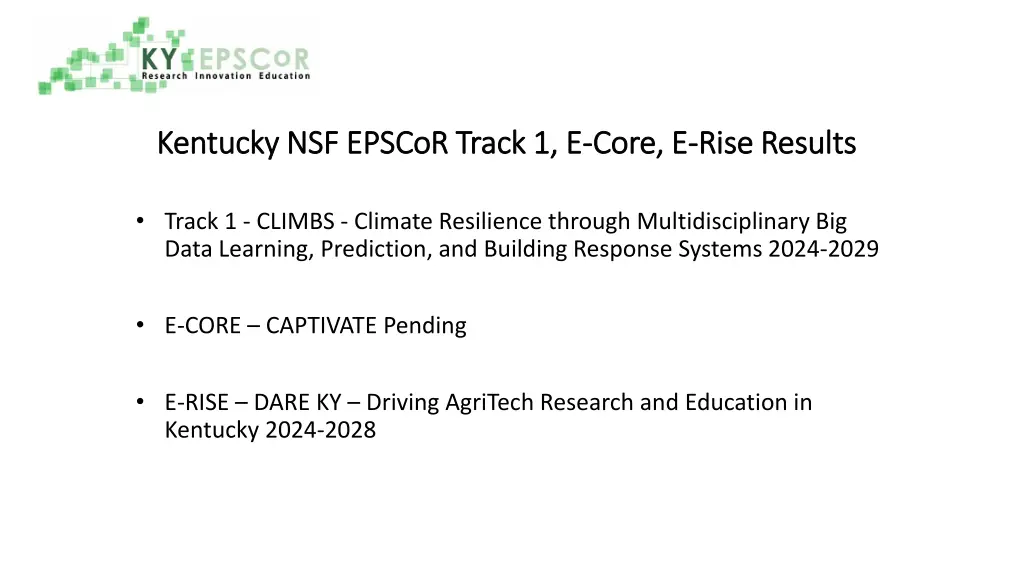 kentucky nsf kentucky nsf epscor 1