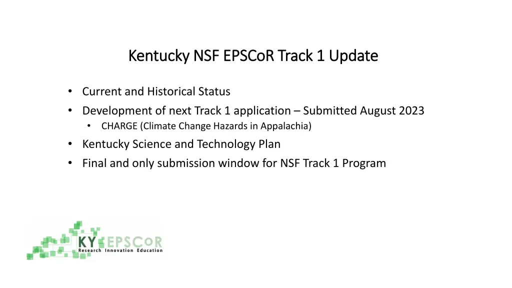 kentucky nsf kentucky nsf epscor