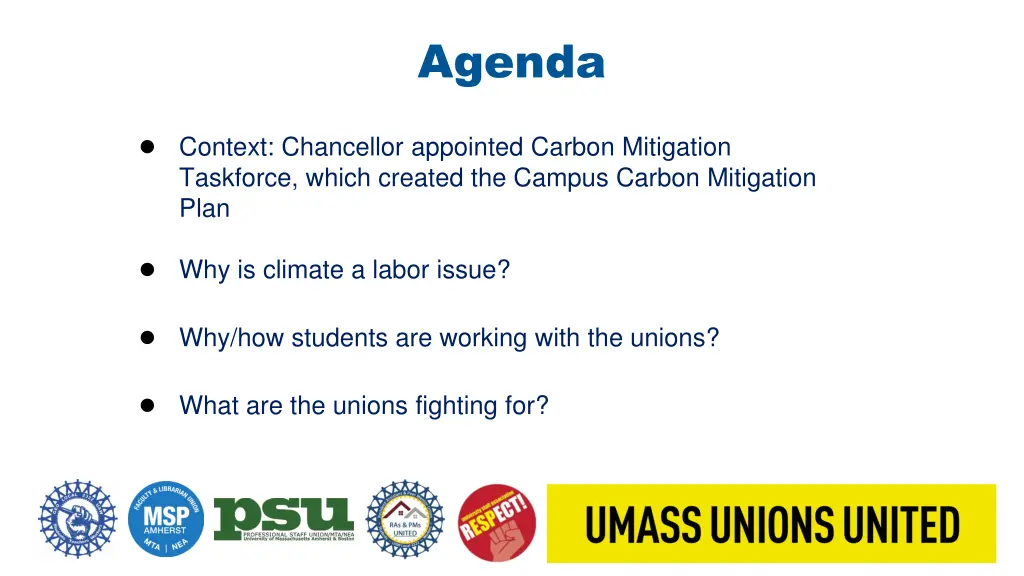 agenda