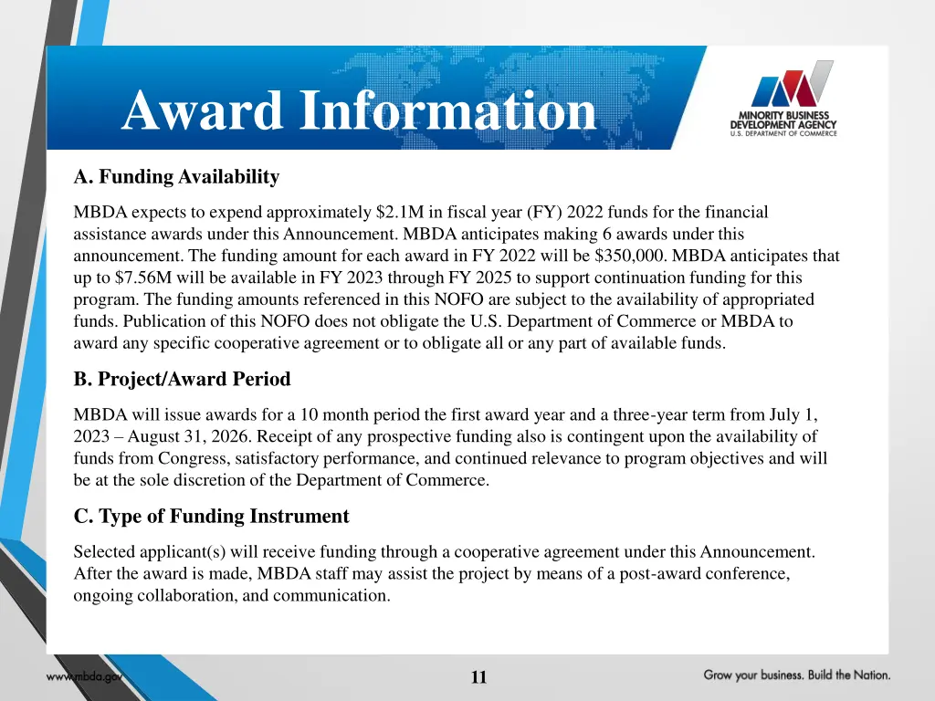 award information