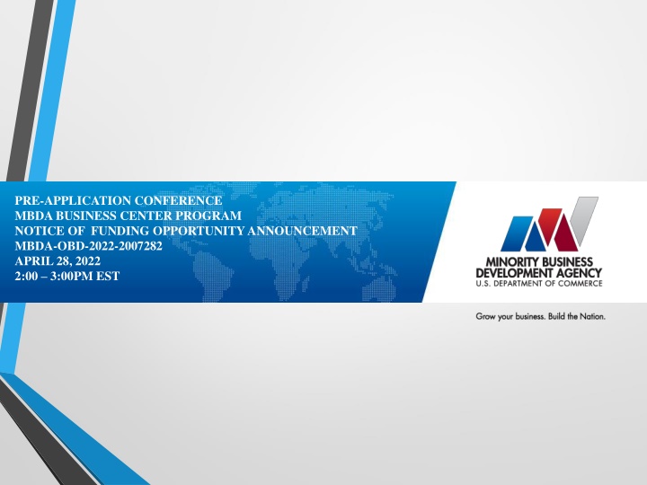 pre application conference mbda business center