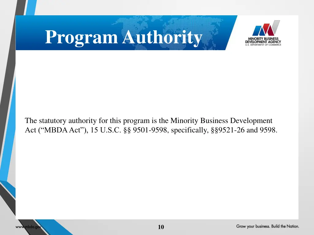 program authority