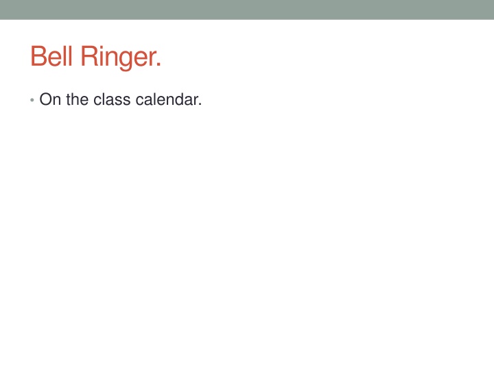 bell ringer