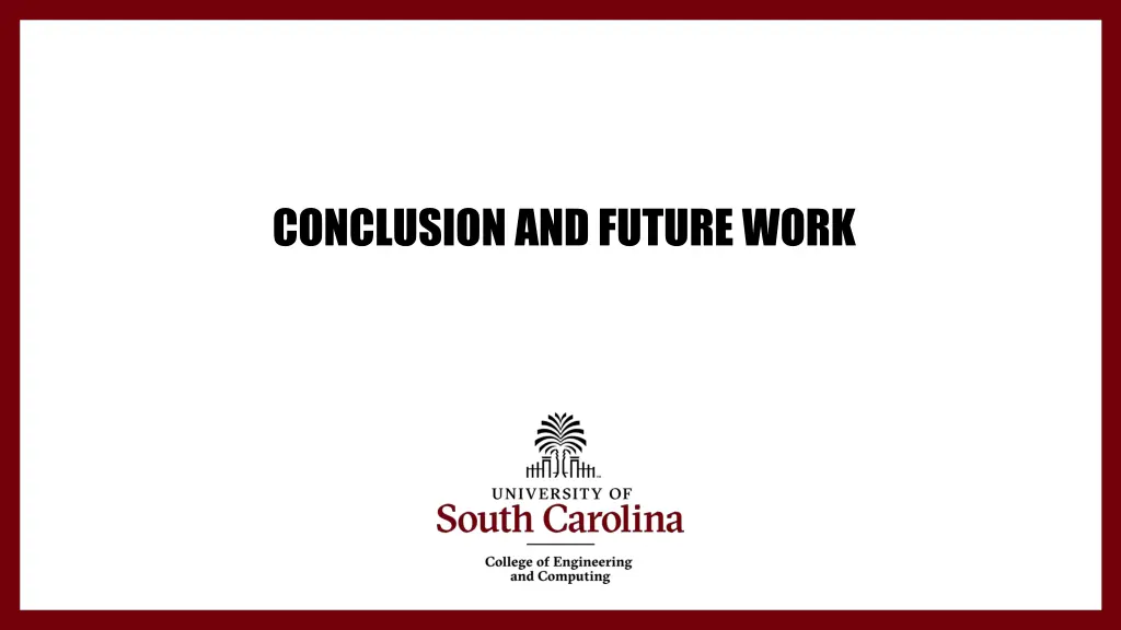 conclusion and future work