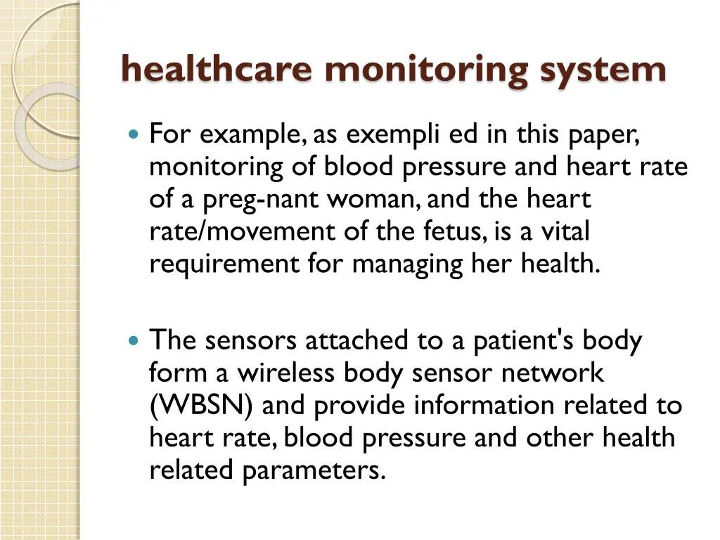 healthcare monitoring system 1