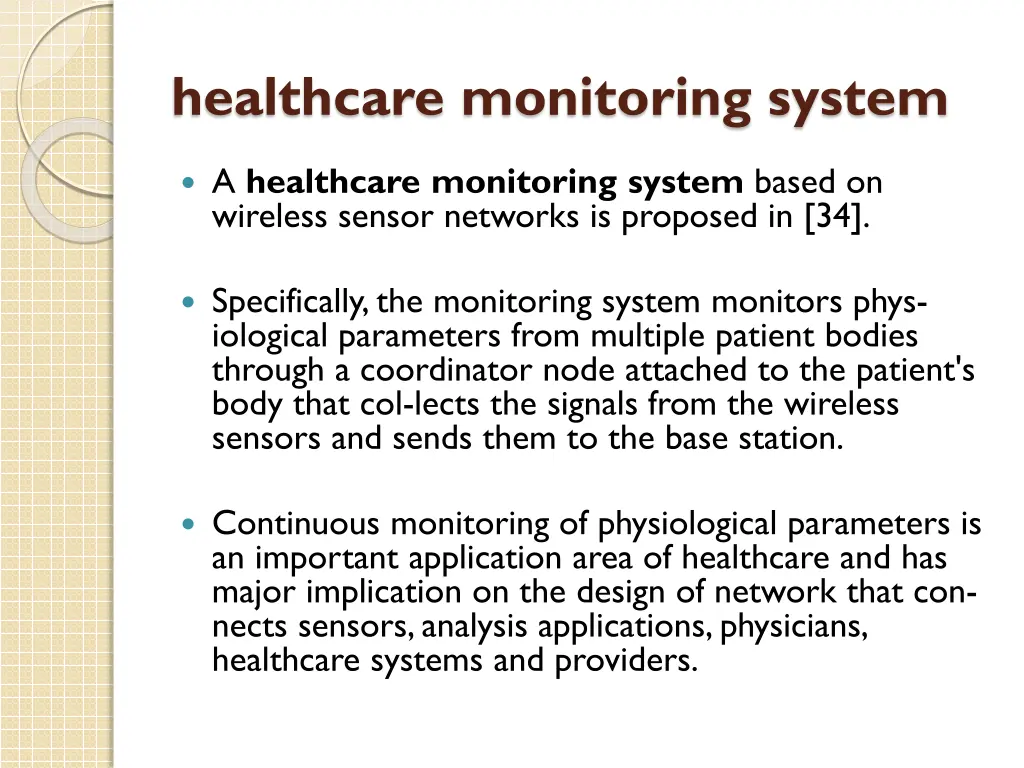 healthcare monitoring system