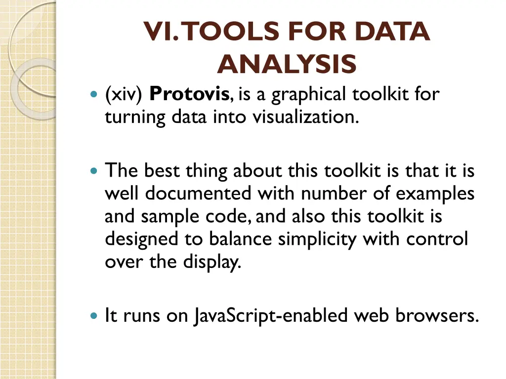 vi tools for data analysis xiv protovis