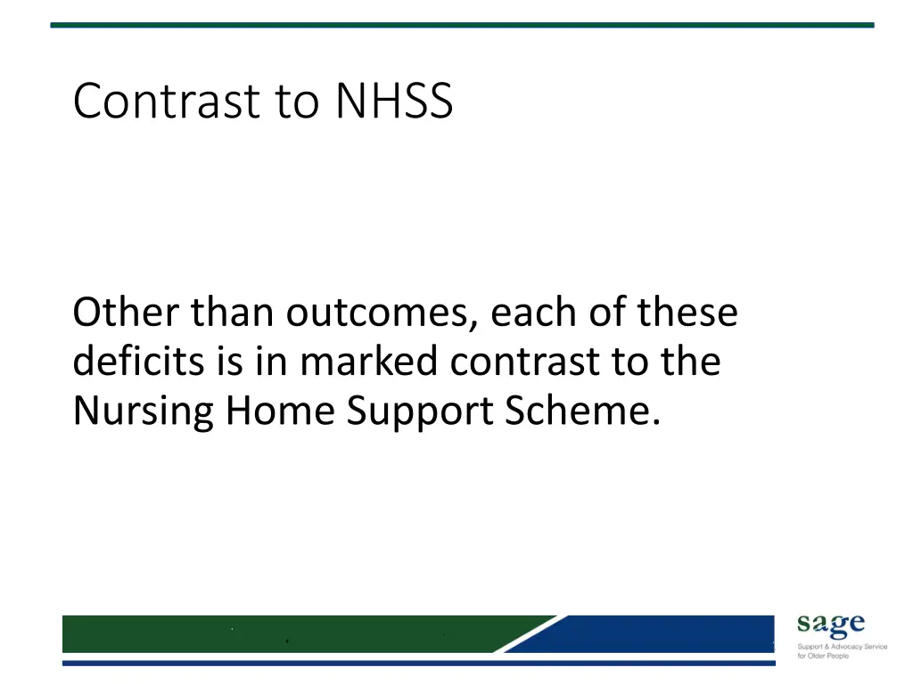 contrast to nhss