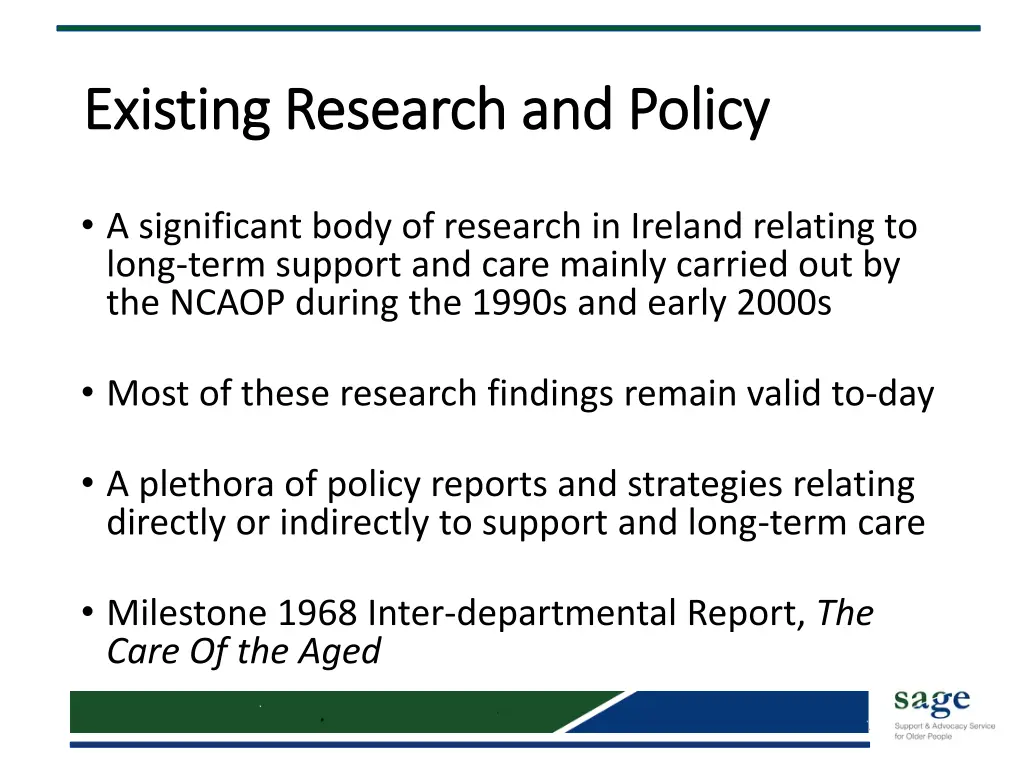 existing research and policy existing research