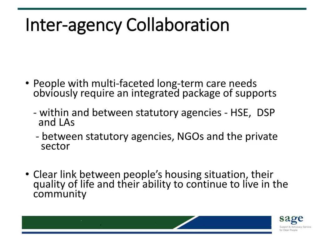 inter inter agency collaboration agency
