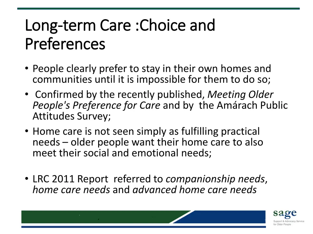long long term care choice term care choice