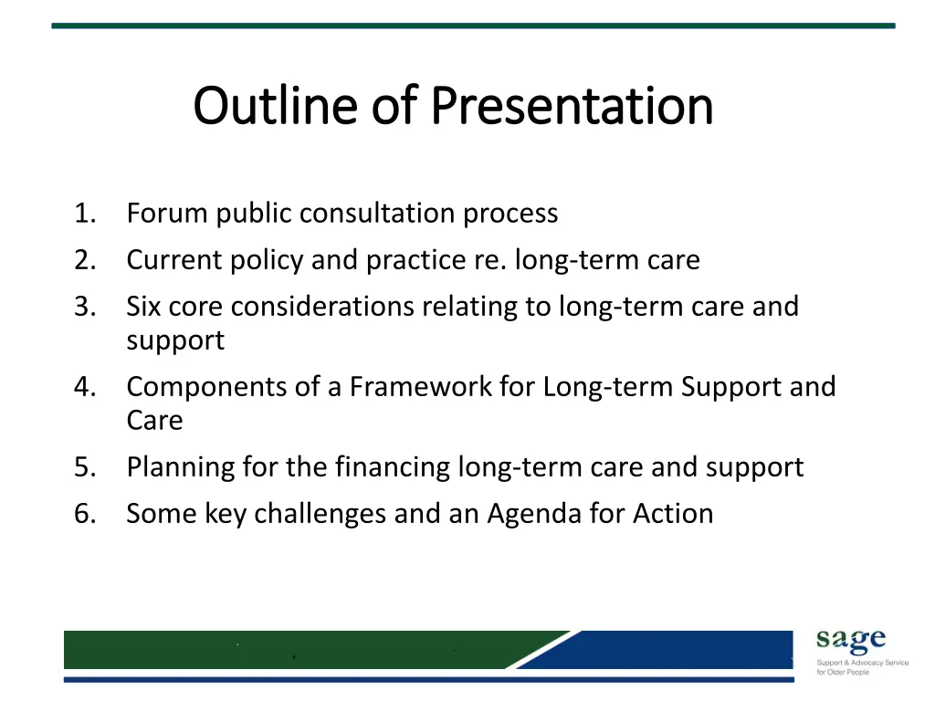 outline of presentation outline of presentation