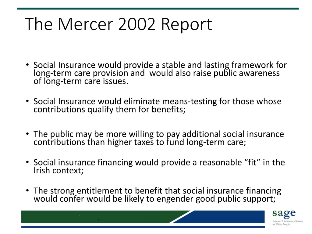 the mercer 2002 report