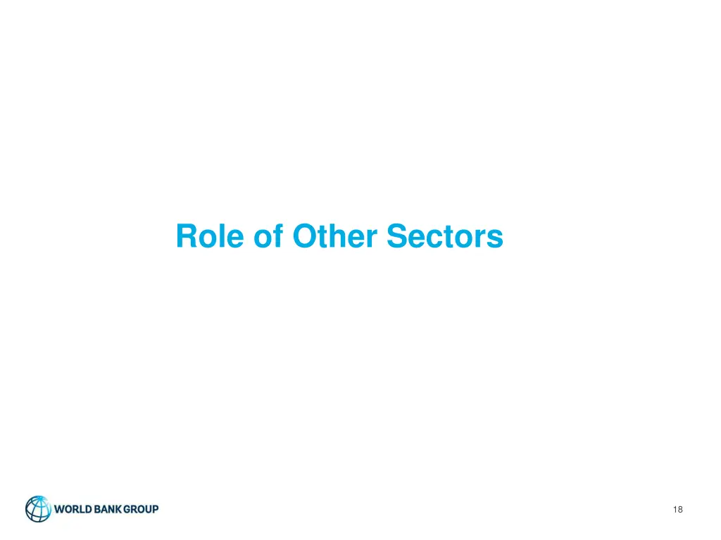 role of other sectors
