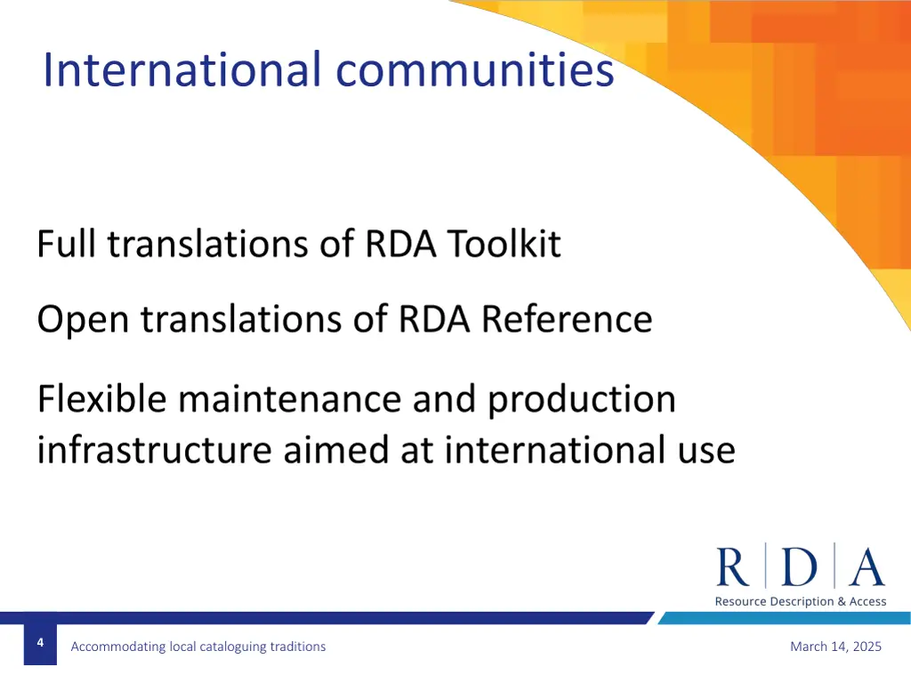 international communities