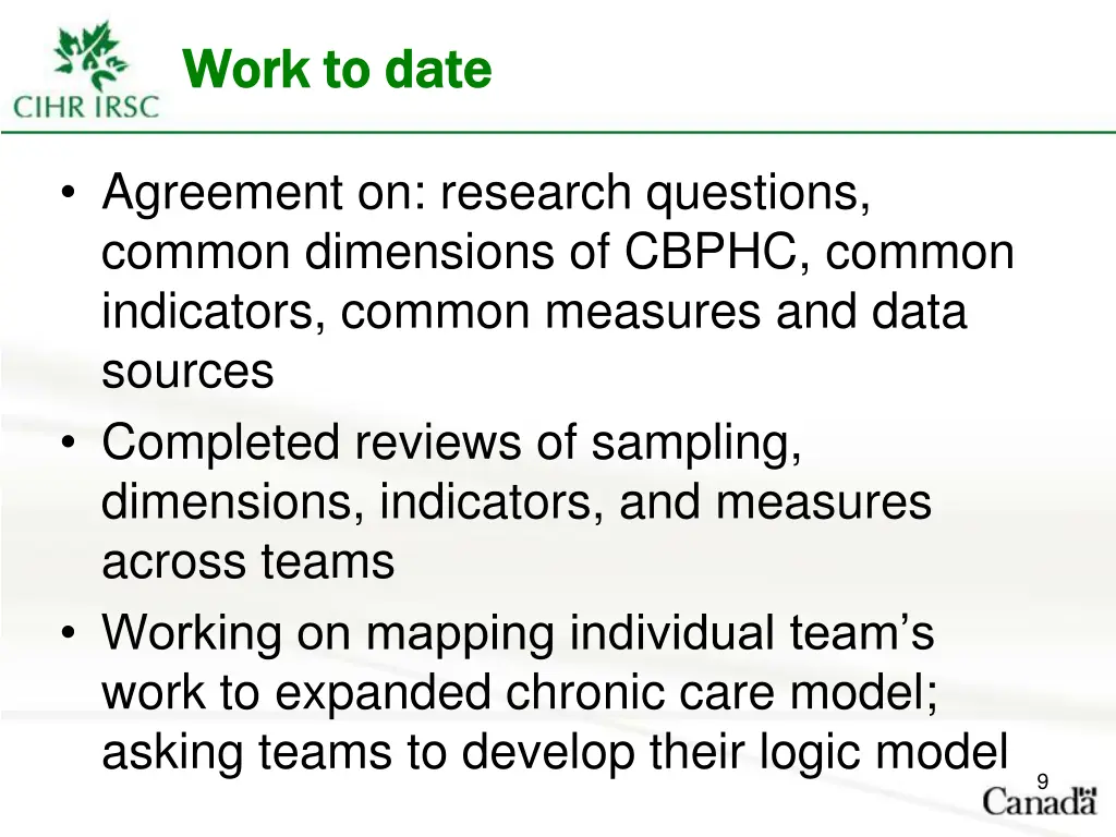 work to date work to date