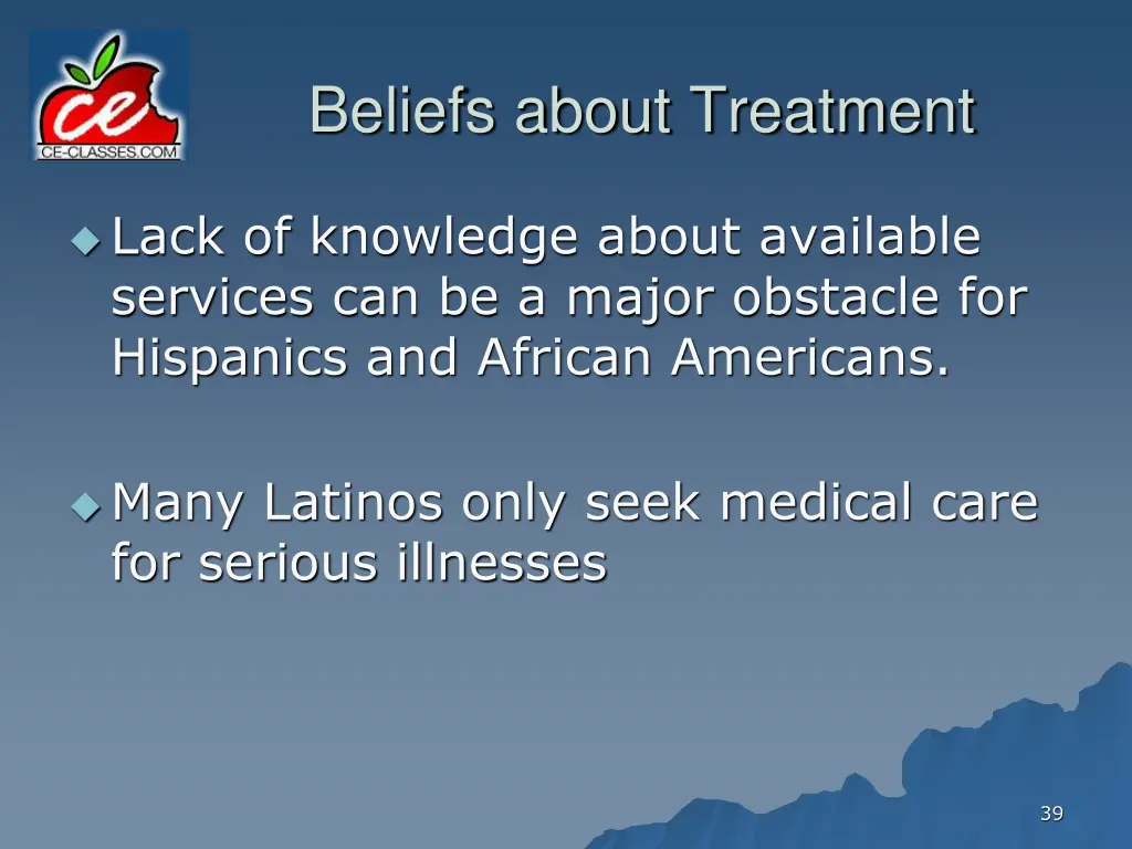 beliefs about treatment 2