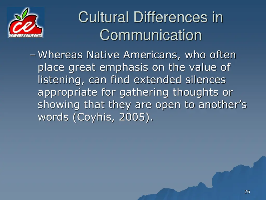 cultural differences in communication whereas