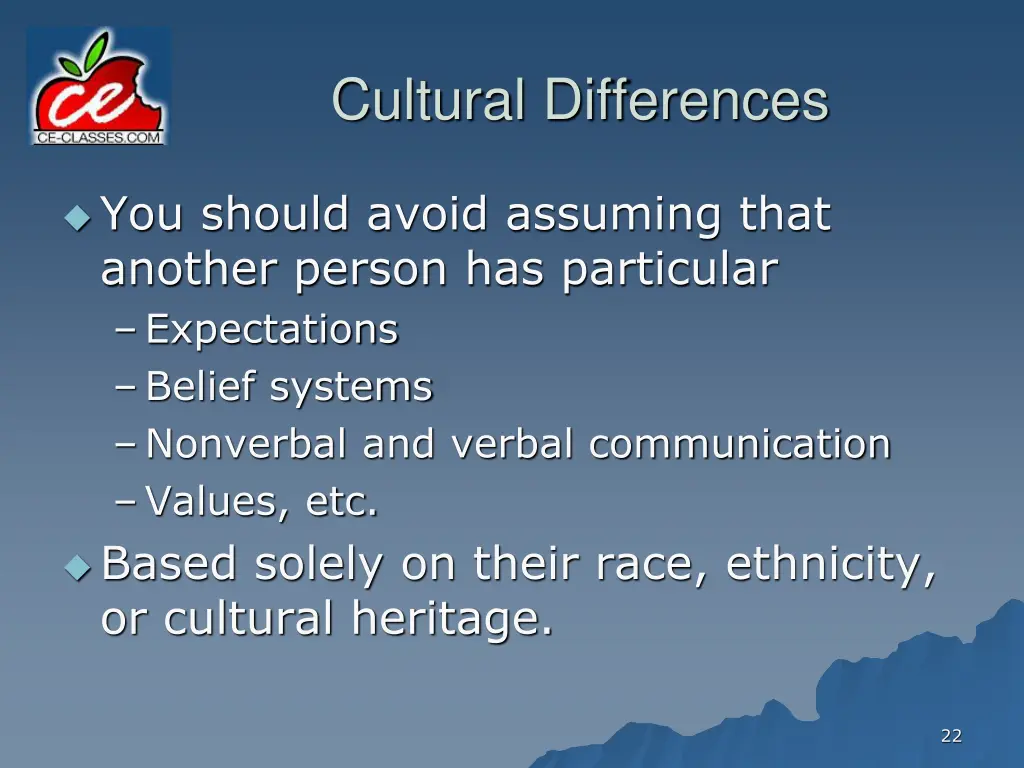 cultural differences